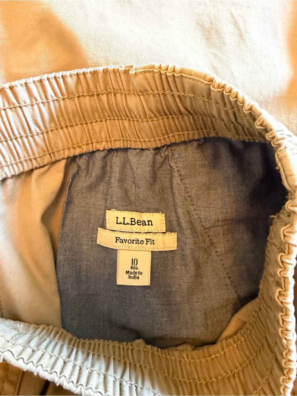 L.L. Bean Lakewashed Pull-on Wide-Leg Chinos - Picture 7 of 9